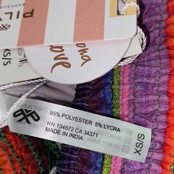 🆕🏊‍♀️🚶‍♀️PILYQ BARCELONA Swim Botton/Micro Shorts in Rainbow🌈 - Picture 9 of 10